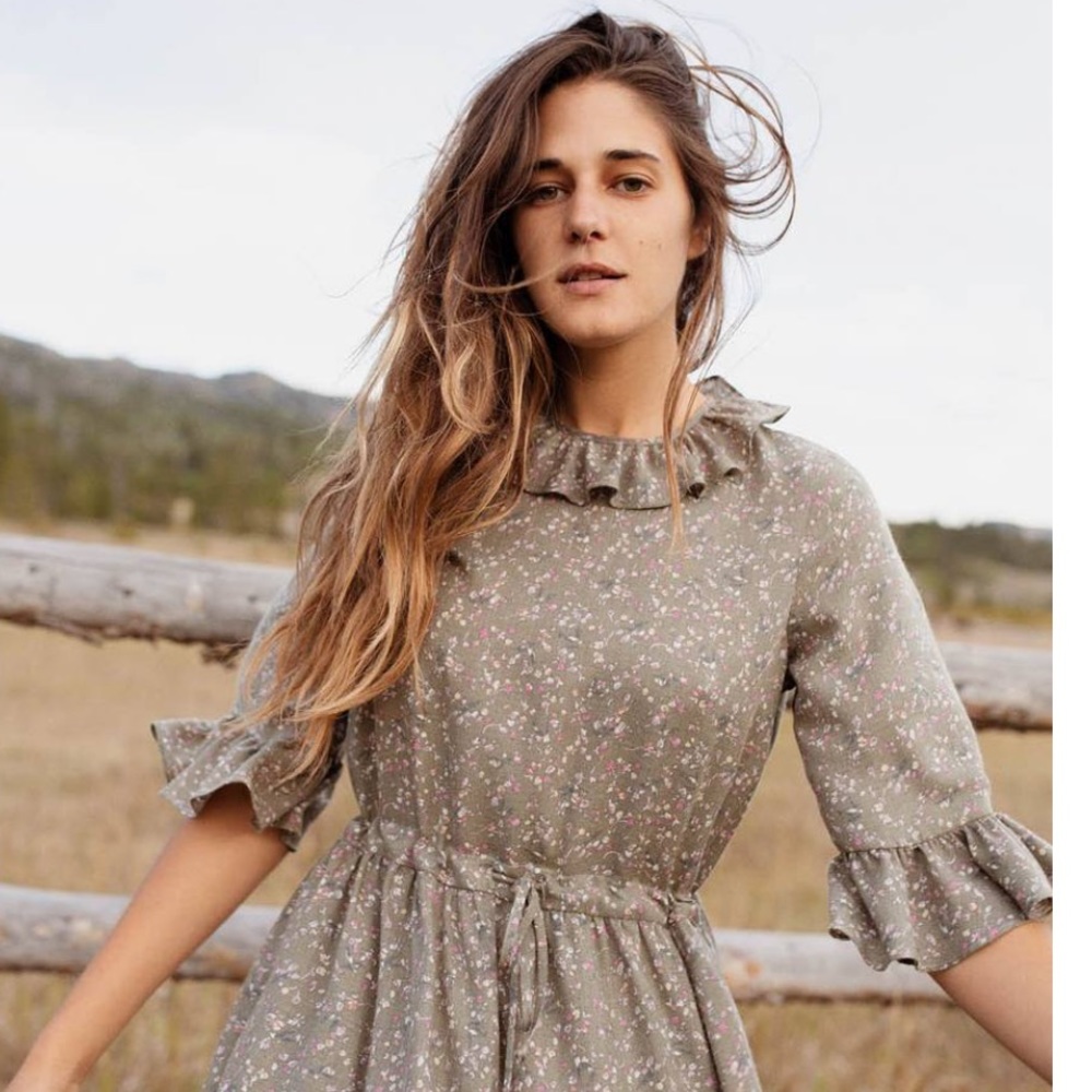 Christy Dawn Constance Dress in Sage Floral